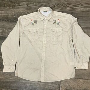Howler Brothers - “Rooster” men’s Gaucho Snapshirt- XL